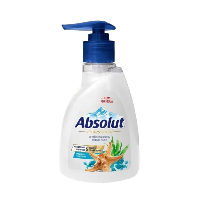 Мыло туалетное жидкое "ABSOLUT" Professional морские минералы 250гр