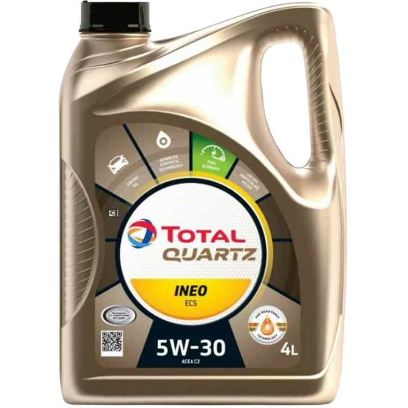 TOTAL Масло моторное синтетическое QUARTZ 9000 INEO ECS 5W30 4л