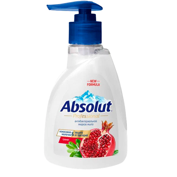 Мыло туалетное жидкое "ABSOLUT" Professional гранат 250г