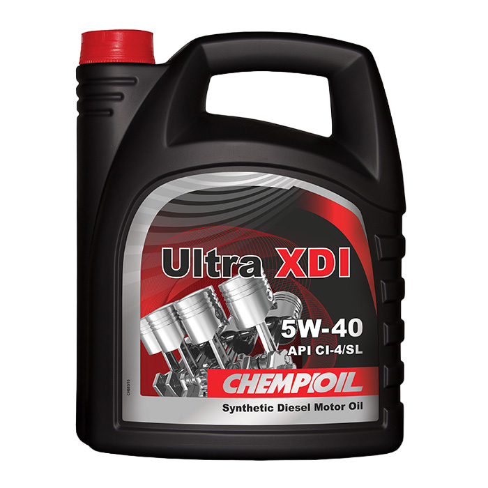 CHEMPIOIL Синтетическое моторное масло Ultra XDI 5W-40 A3; B4/SL; CI-4, 5л