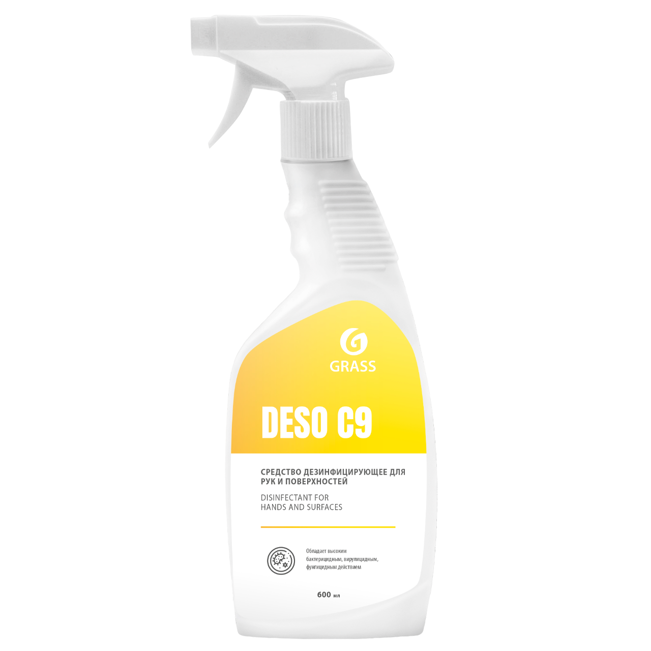 GraSS "DESO" C9 Средство для чистки и дезинфекции 600мл