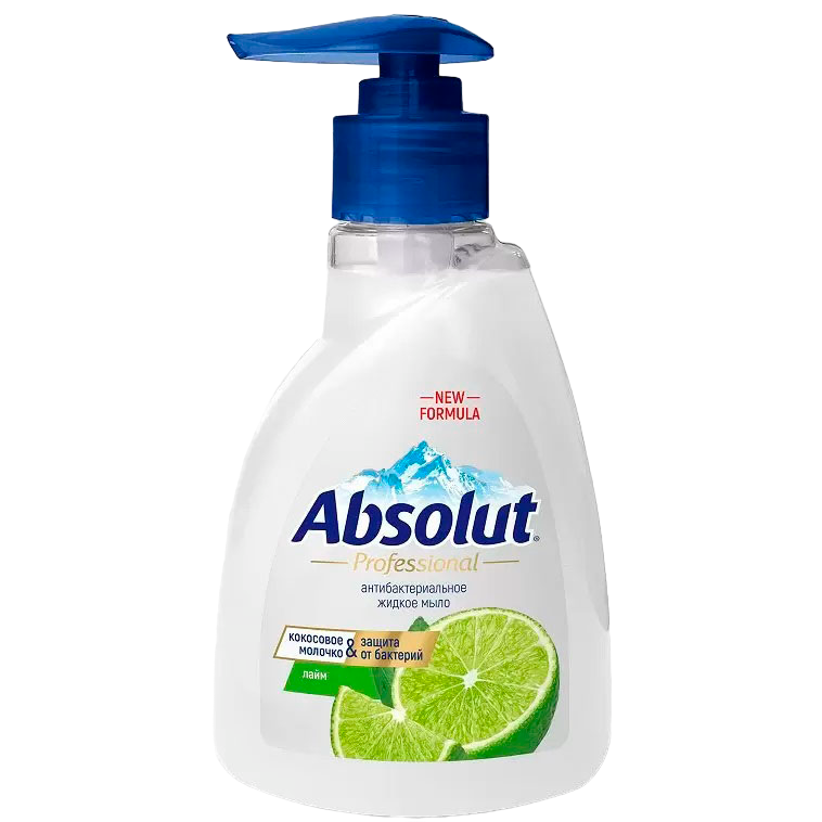 Мыло туалетное жидкое '"ABSOLUT" Professional лайм 250г