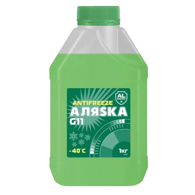Антифриз АЛЯСКА -40С, G11 зеленый 1кг