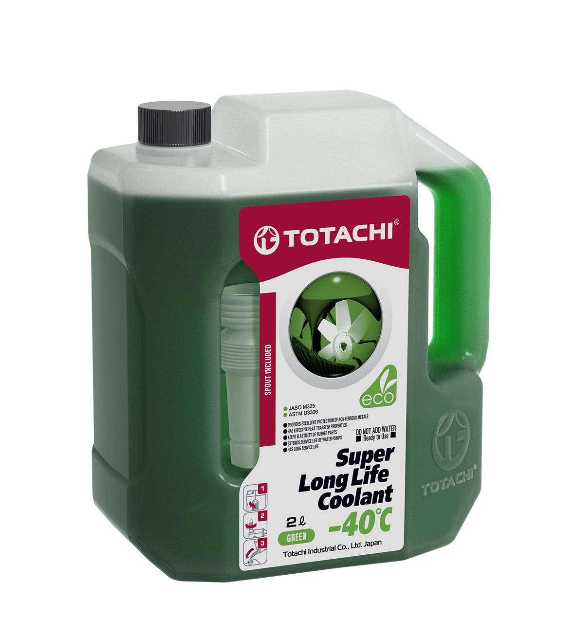 TOTACHI SUPER LONG LIFE COOLANT зеленый -40С 2л