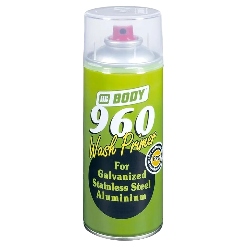 BODY 960 WASH Primer аэрозольный грунт кислотный антикоррозийный адгезионный 400мл