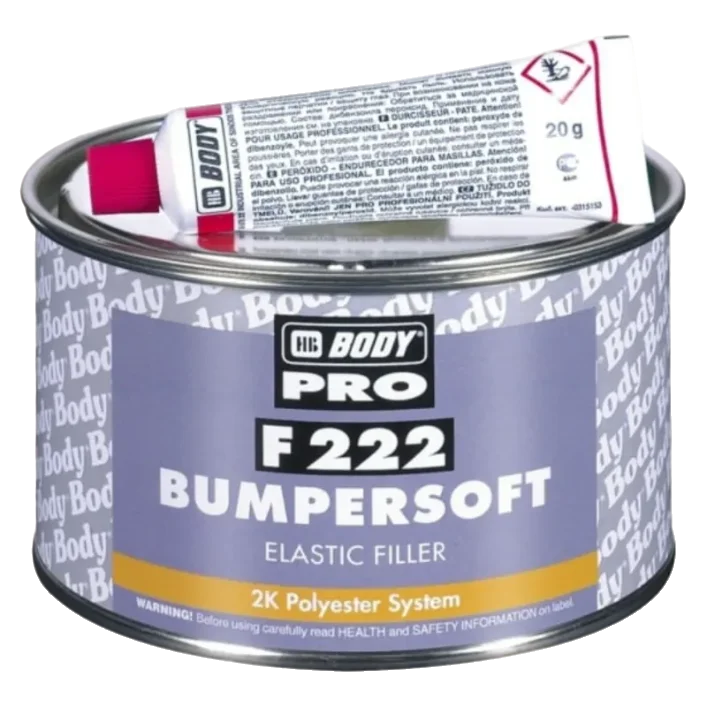 Шпатлевка BODY PRO F222 BUMPERSOFT черная 0,25кг