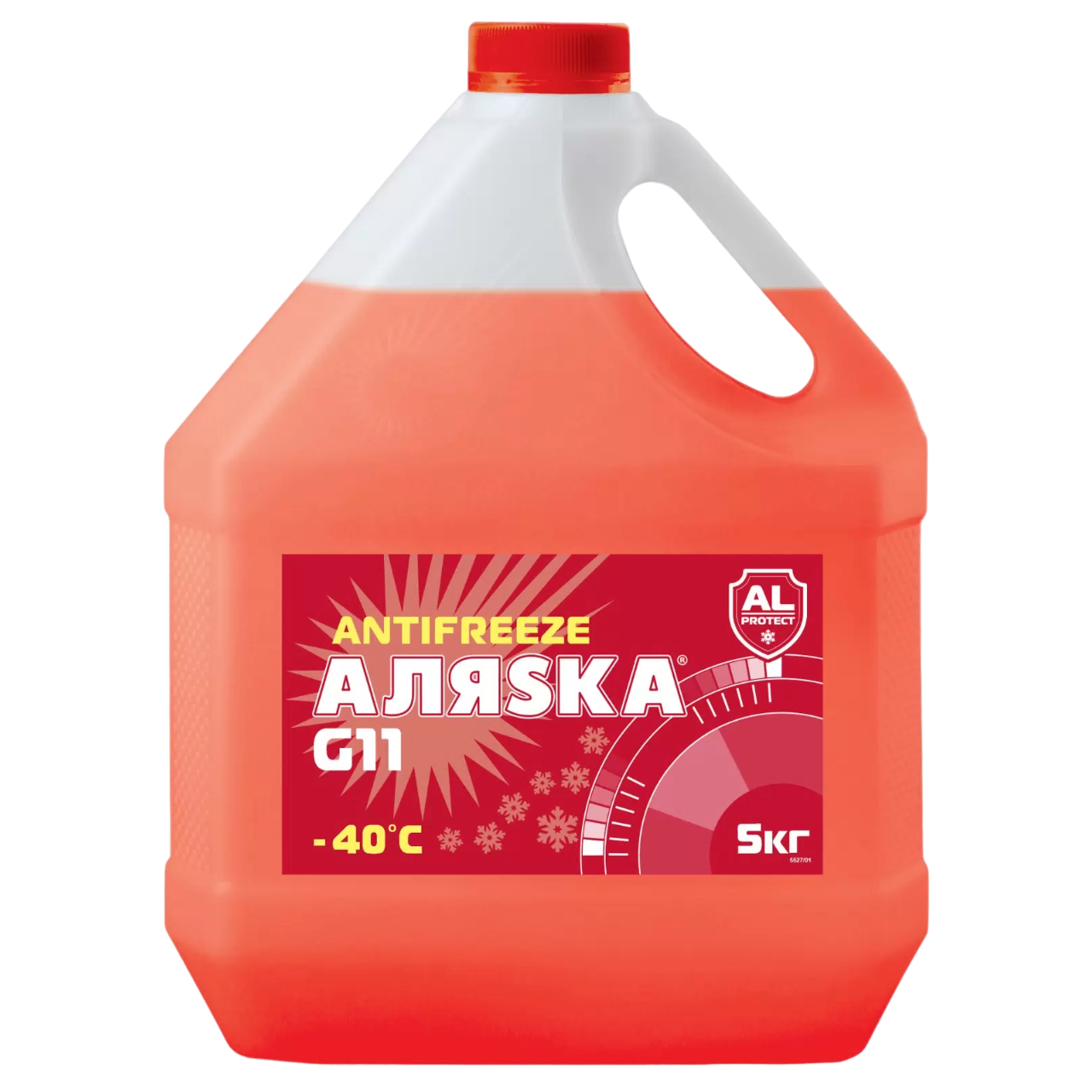 Антифриз АЛЯСКА -40С, G11 красный 5кг