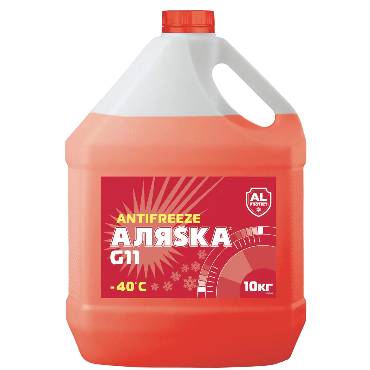 Антифриз АЛЯСКА -40С, G11 красный 10кг