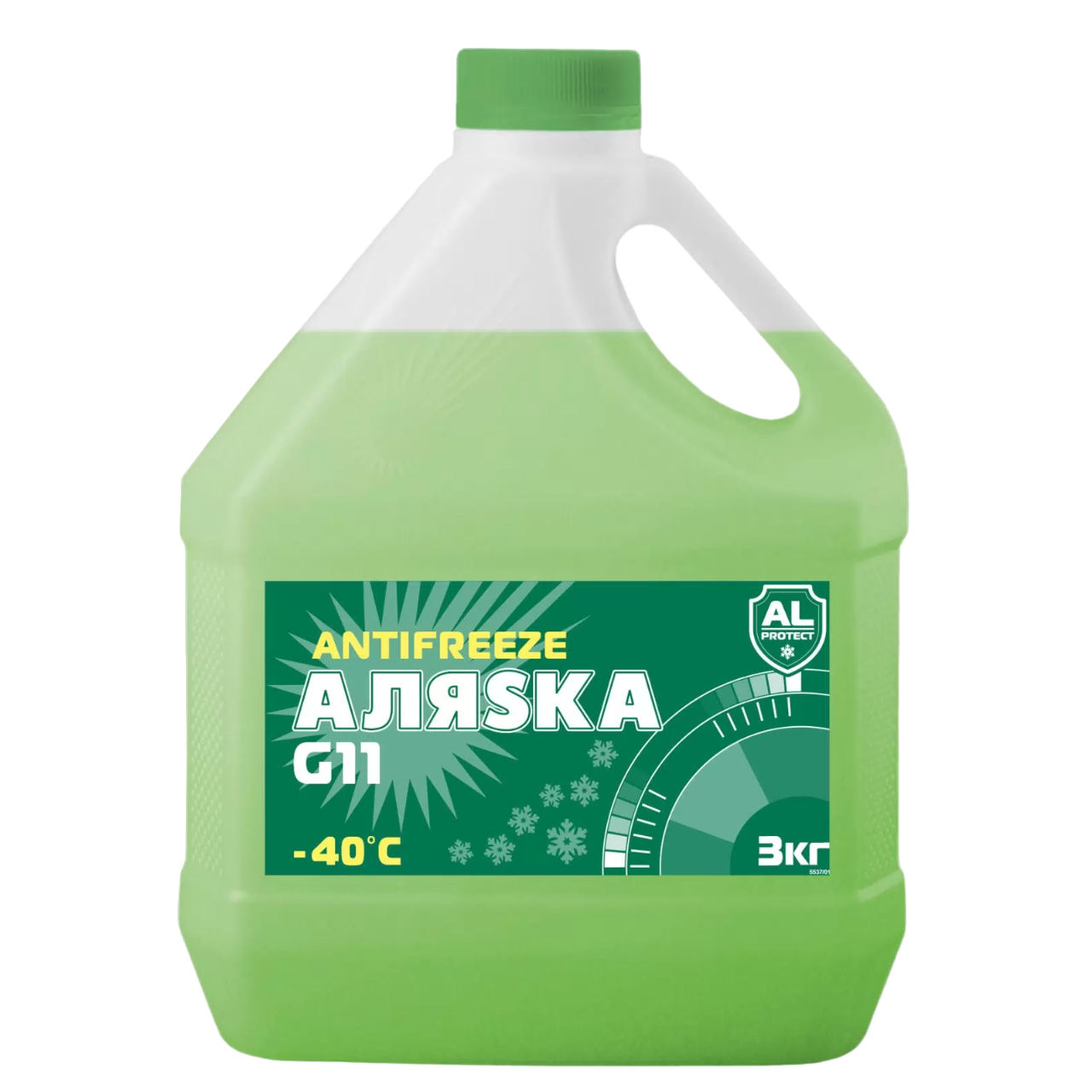 Антифриз АЛЯСКА -40С, G11 зеленый 3кг