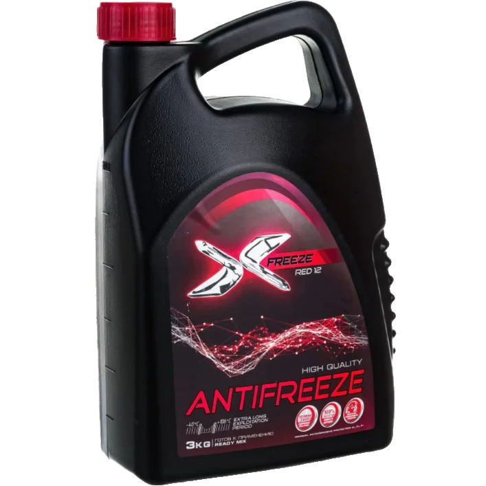 X-FREEZE Red 12 — Антифриз красный (3 кг)
