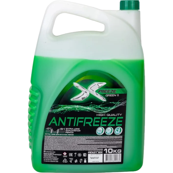 Антифриз X-FREEZE Green 10кг
