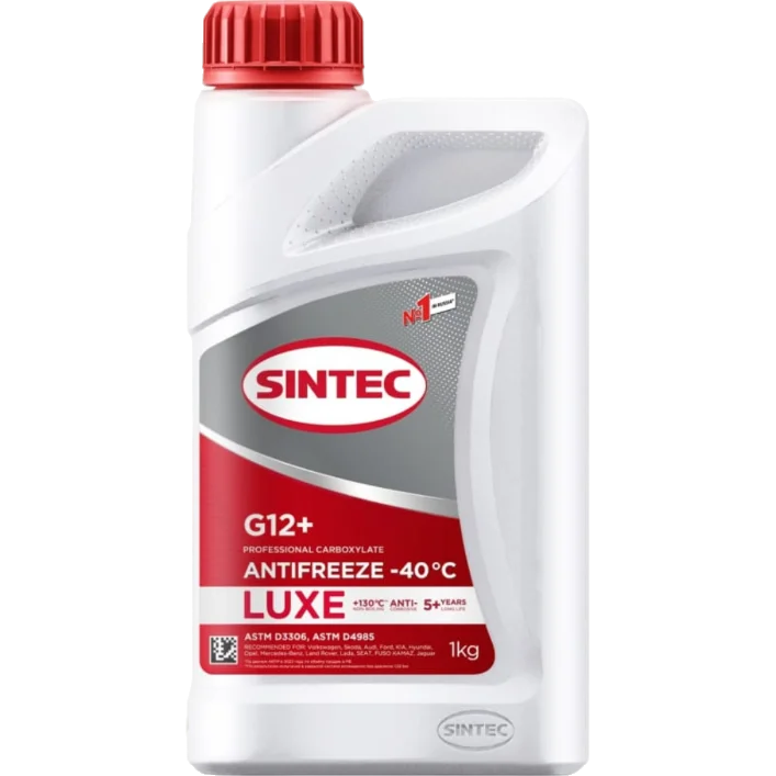 Антифриз Sintec LUXE G12+ красный 1кг
