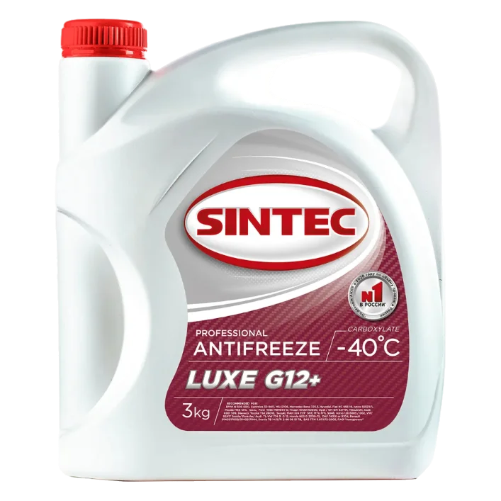 Антифриз Sintec LUXE G12+ красный 3кг