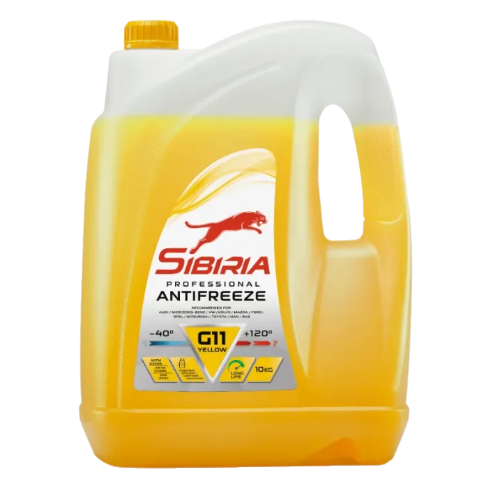 Антифриз SIBIRIA -40 желтый 10кг