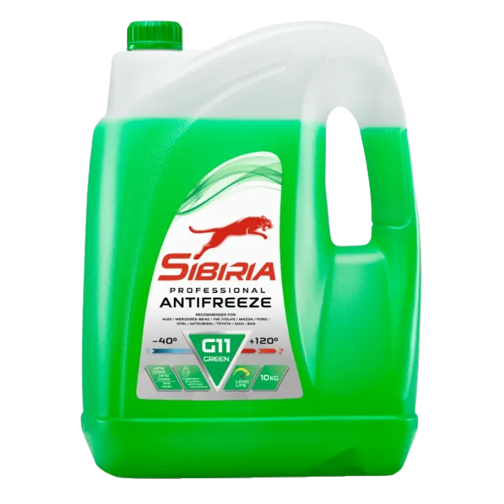 Антифриз SIBIRIA -40 зеленый 10кг