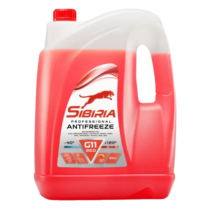 Антифриз SIBIRIA G12+ красный 10кг