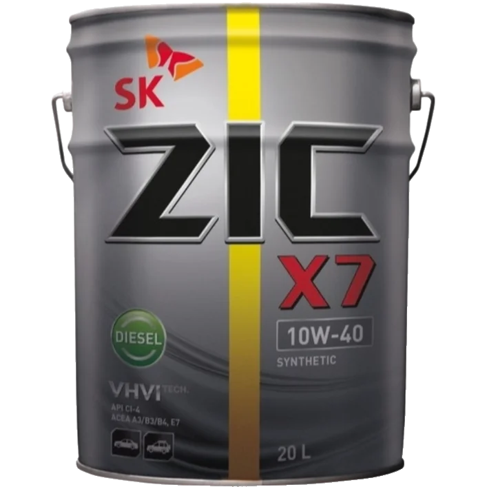 ZIC X7 LS 10W40 синтетическое 20л