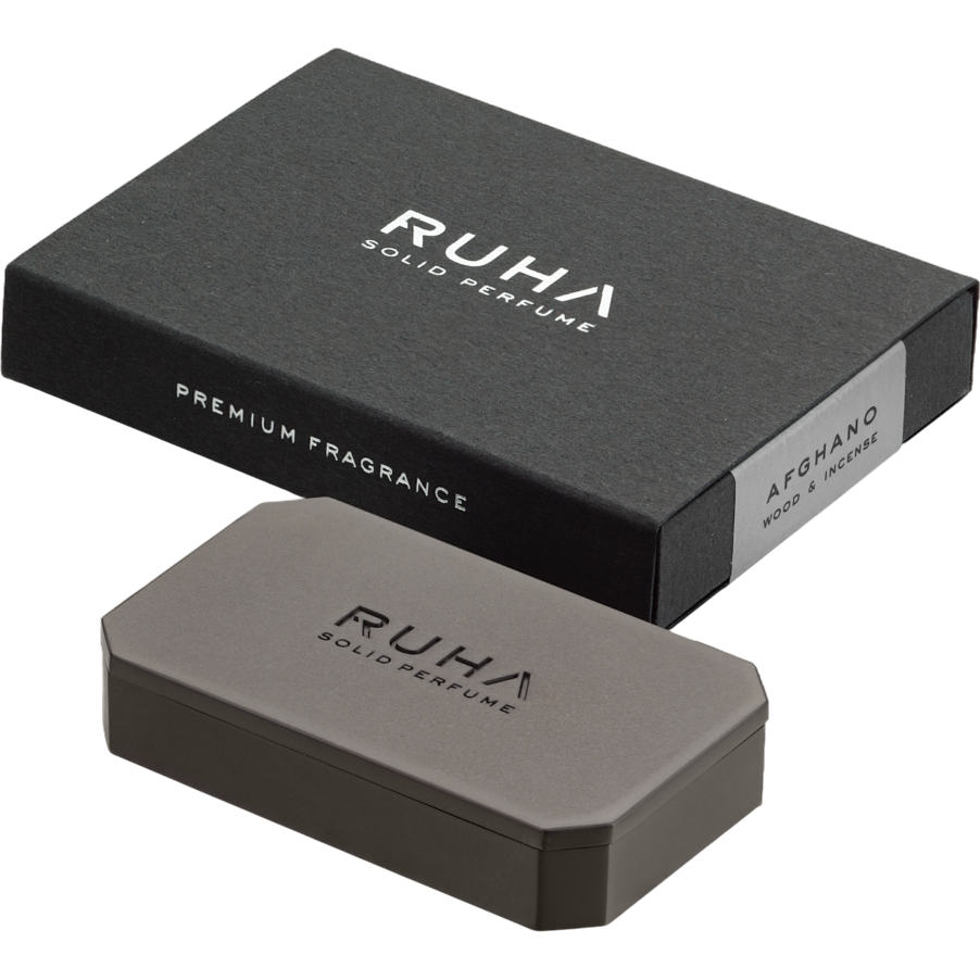RUHA Твердые духи AFGHANO Premium WOOD & INCENSE 10г
