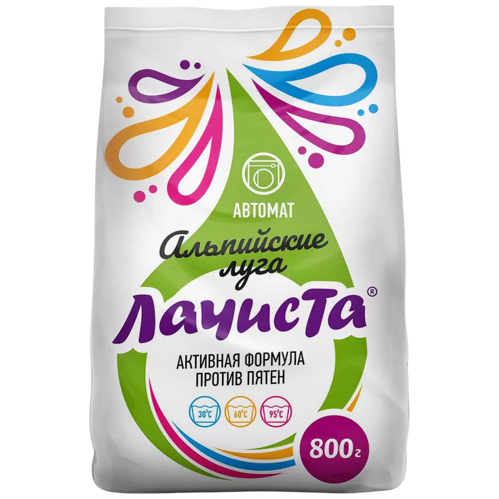 La Chista Стиральный порошок "Альпийские луга" АВТОМАТ 800г