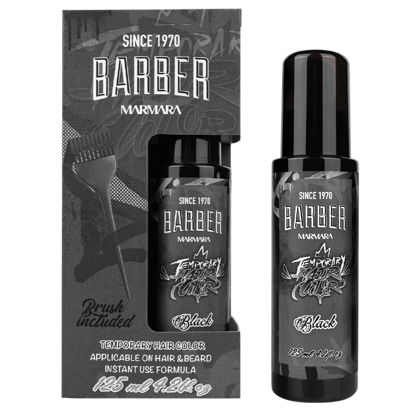 Marmara Barber Спрей Black для временного окрашивания волос и бороды с кисточкой 125мл