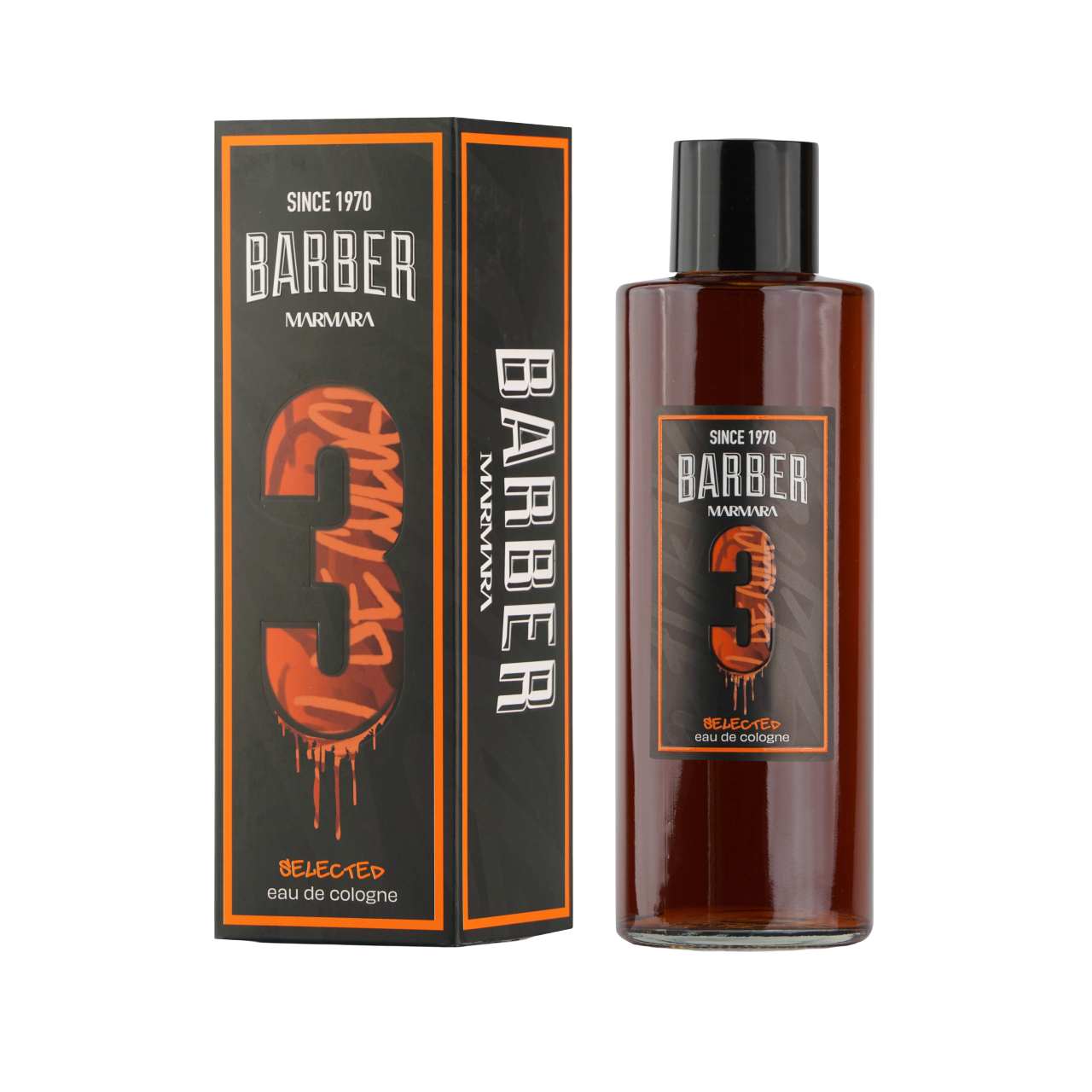 Marmara Barber Одеколон после бритья № 3 Glass в коробке 500мл