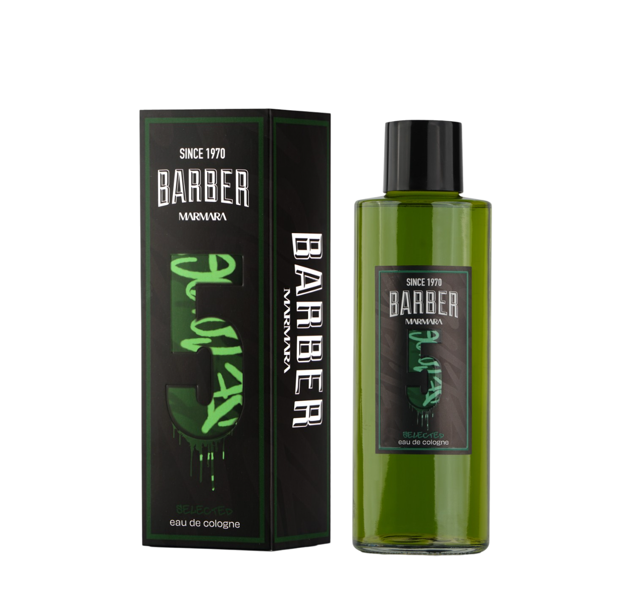 Marmara Barber Одеколон после бритья № 5 Glass в коробке 500мл