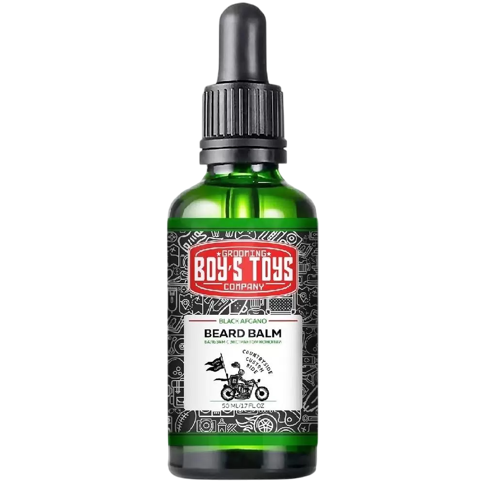 Boy’s Toys Бальзам для бороды с экстрактом конопли и ароматом "Black Afgano" 50мл