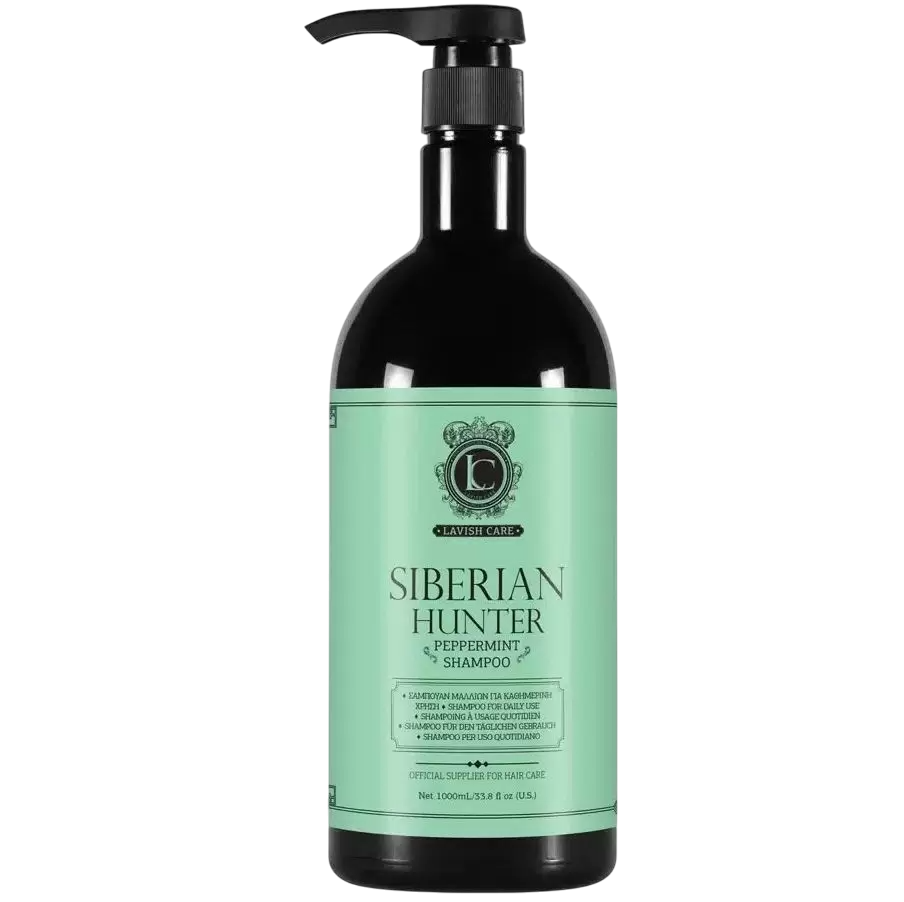 Lavish Care Шампунь для ежедневного использования Siberian Hunter  Peppermint Shampoo 1000мл