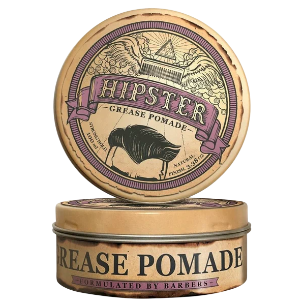 HIPSTER Бриолиновая укладка сильной фиксации GREASE POMADE Strong hold 33мл