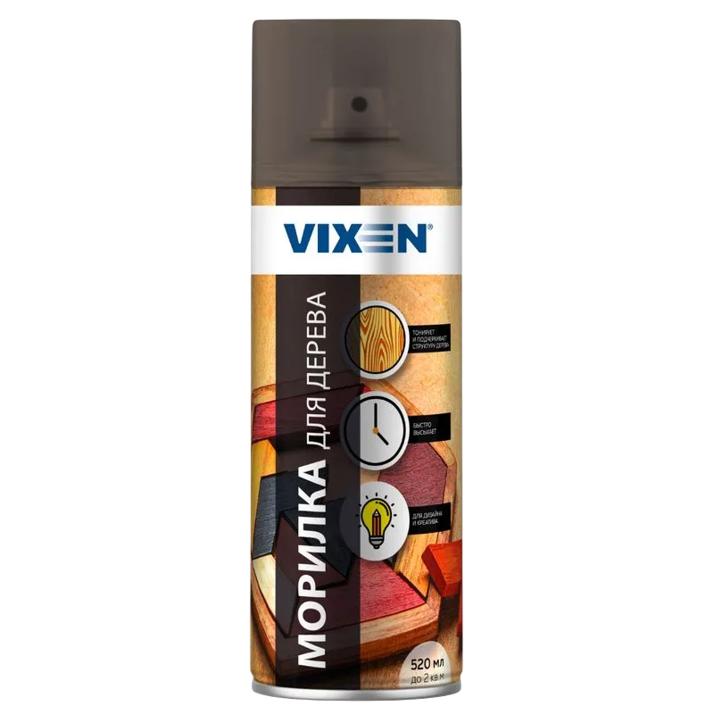 VIXEN VX-91001 Морилка для дерева Темный дуб 520мл