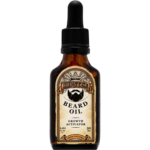 HIPSTER Масло для бороды «Активатор роста» Beard Oil Growth Activator 30мл