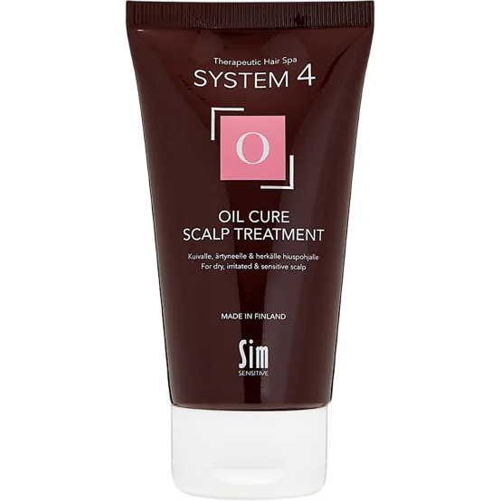 System 4 O Oil Cure Scalp Treatment Терапевтическая маска-пилинг "О" для глубокого очищения кожи головы и нормализации микрофлоры 75мл
