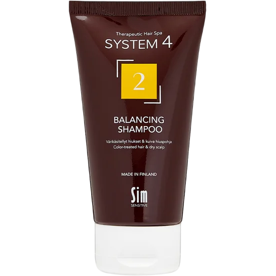 System 4 2 Balancing Shampoo Терапевтический шампунь №2 для сухой кожи головы и поврежденных волос 75мл