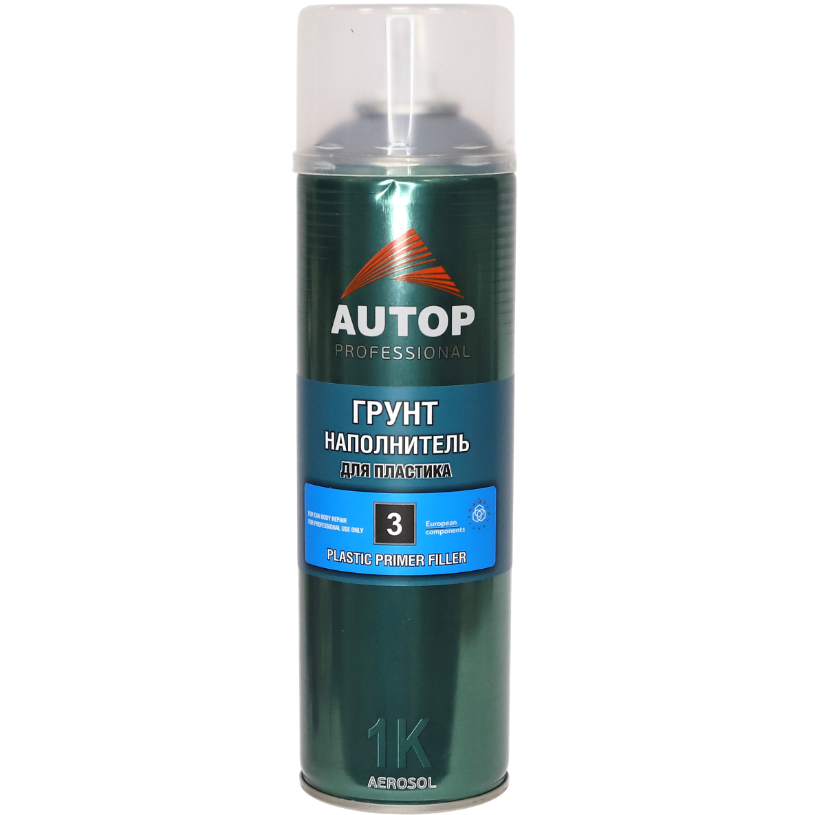 AUTOP№3 Грунт наполнитель для пластика Серый 650мл