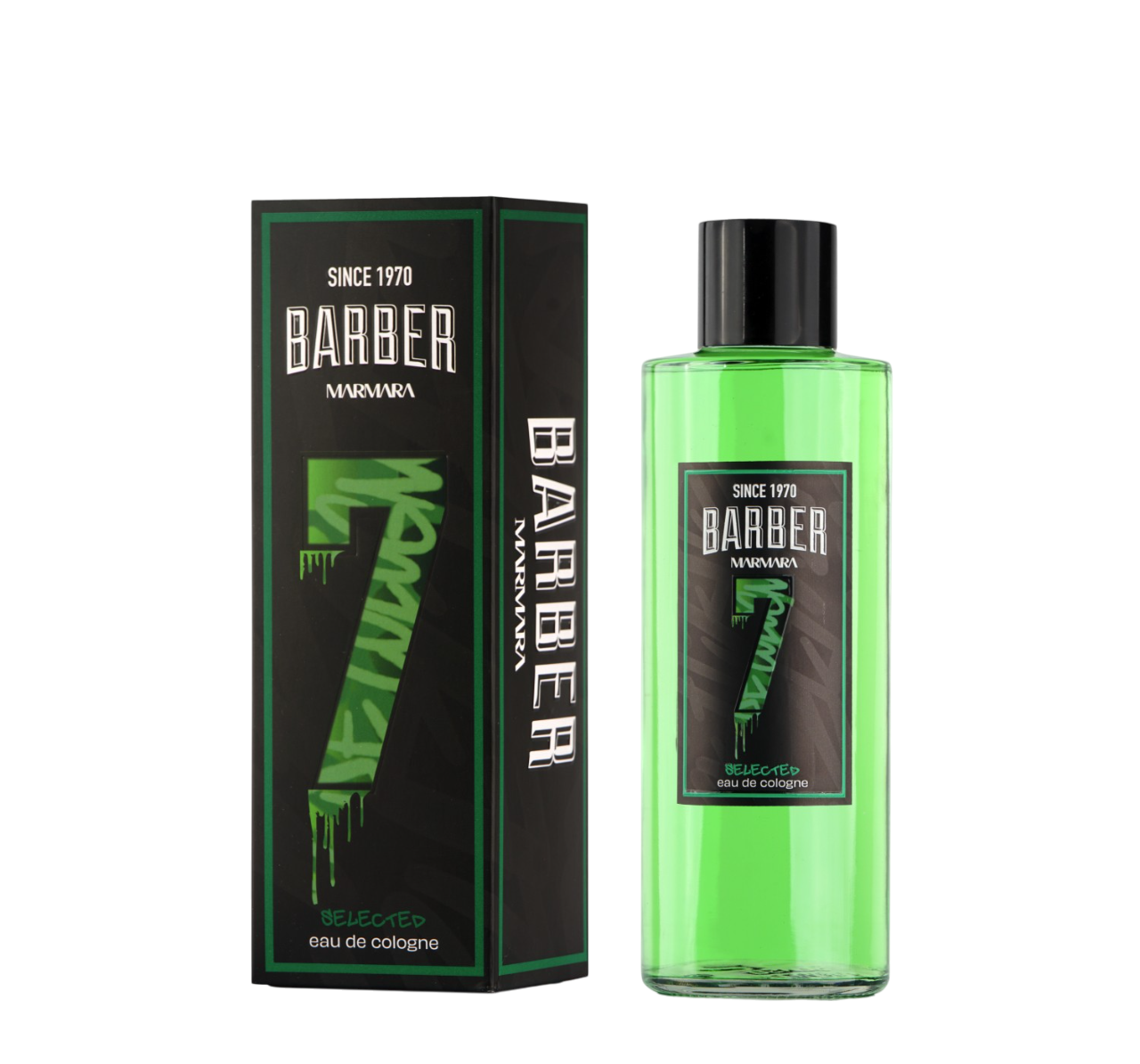 Marmara Barber Одеколон после бритья № 7 Glass в коробке 500мл