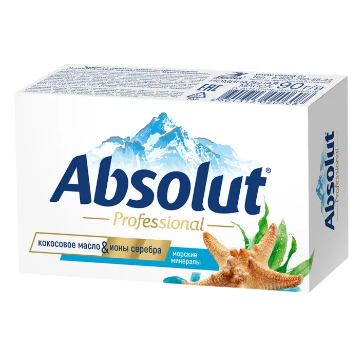Мыло туалетное твердое "ABSOLUT" Professional морские минералы 90г