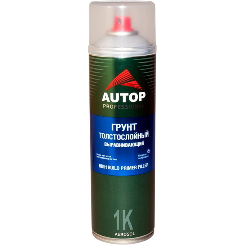 AUTOP HIGH BUILD Primer Filler Грунт толстослойный выравнивающий №15 белый 650мл