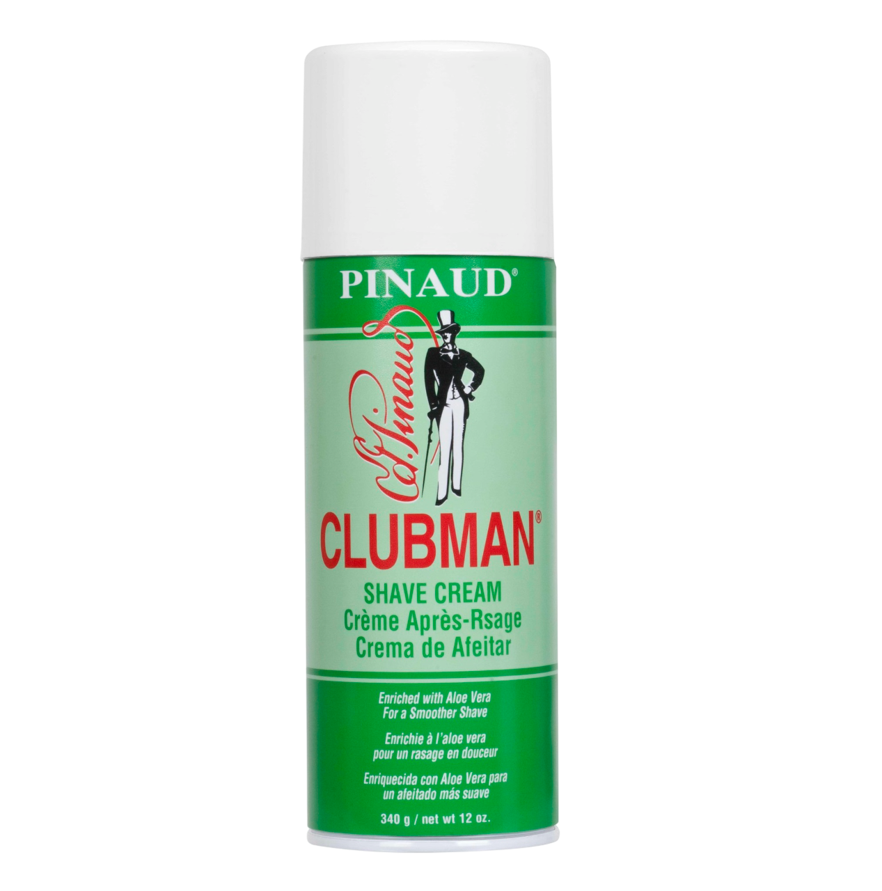 Clubman Классическая пена для бритья с алоэ вера Shave Cream 340г