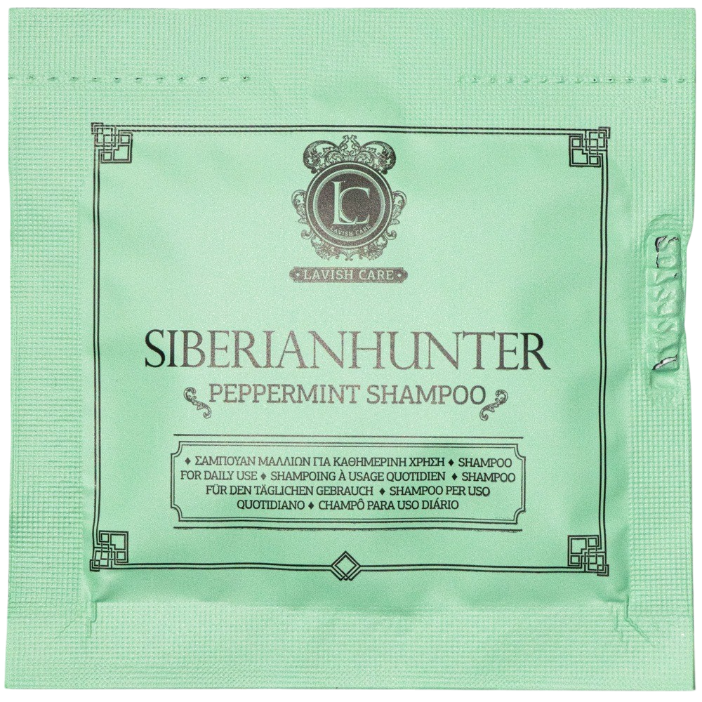 Lavish Care Шампунь для ежедневного использования Siberian Hunter Peppermint Shampoo (Саше) 10мл