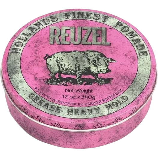 Reuzel Pink Heavy Grease розовая помада для волос 340г