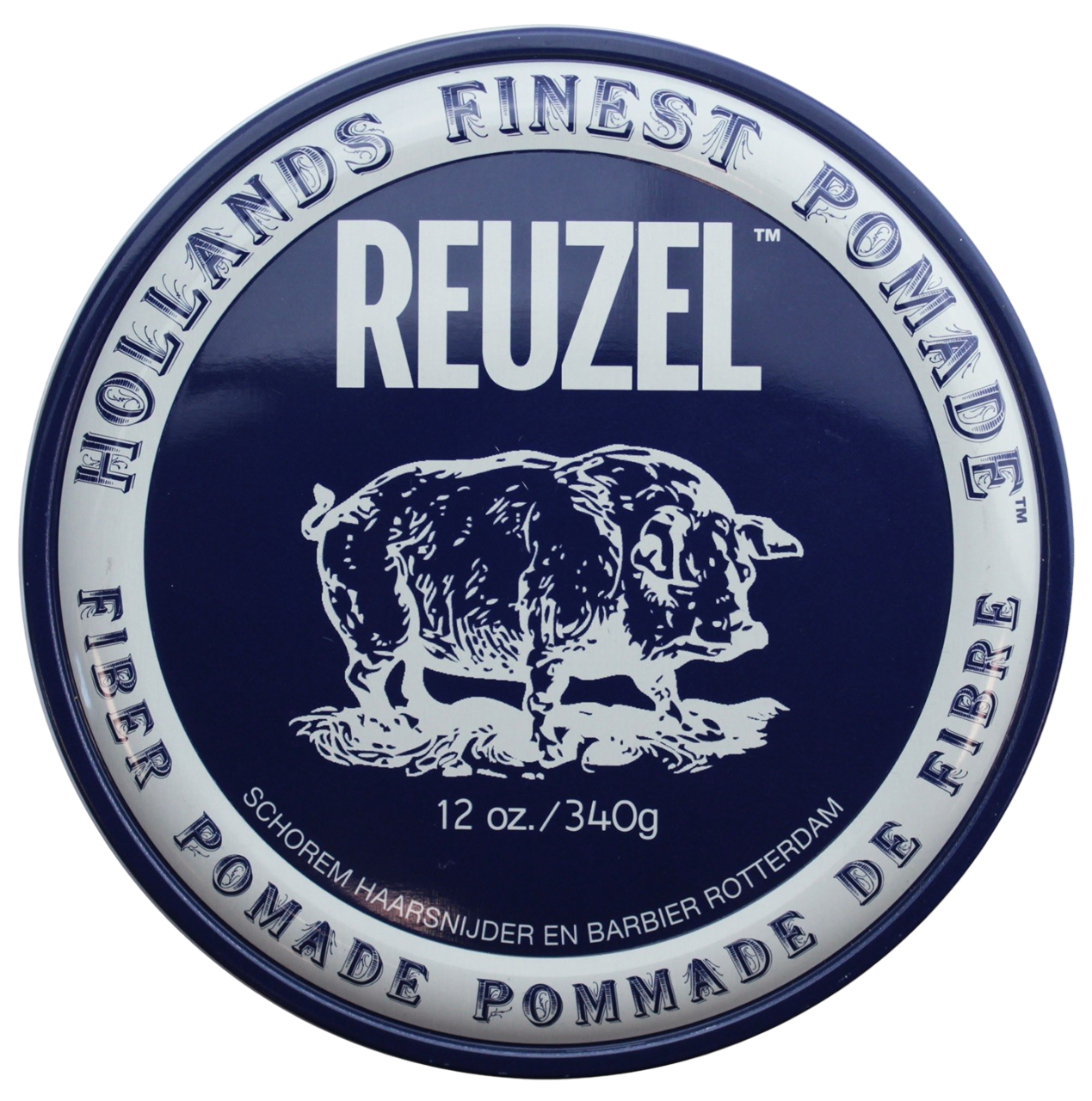 Reuzel Fiber темно синяя паста Hog 340г
