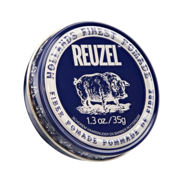 Reuzel Fiber темно синяя паста Piglet 35г