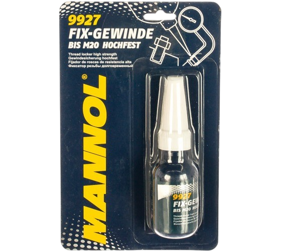 MANNOL 9927 Fix-Gewinde hochfest Фиксатор резьбы долговременный 10мл
