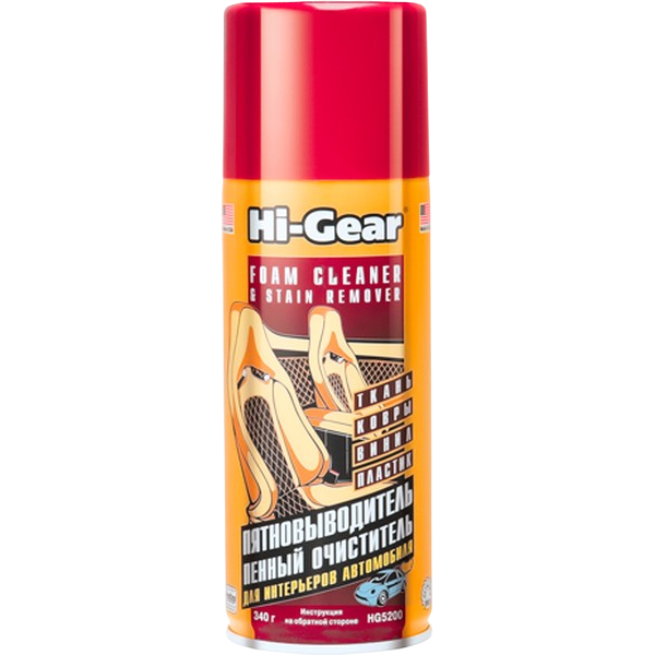 HI GEAR Пенный очиститель и пятновыводитель 340г