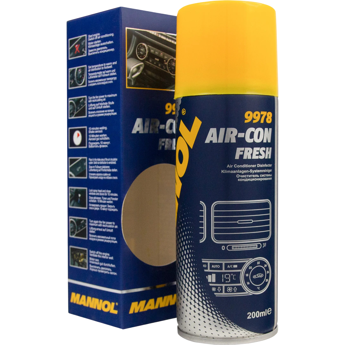 MANNOL 9978 Air-Con Fresh Очиститель кондиционера 200мл