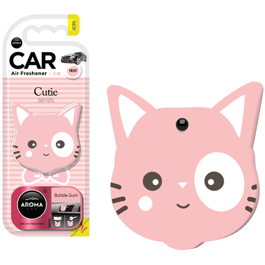 AROMACAR CUTIE CAT BUBBLE GUM 15г