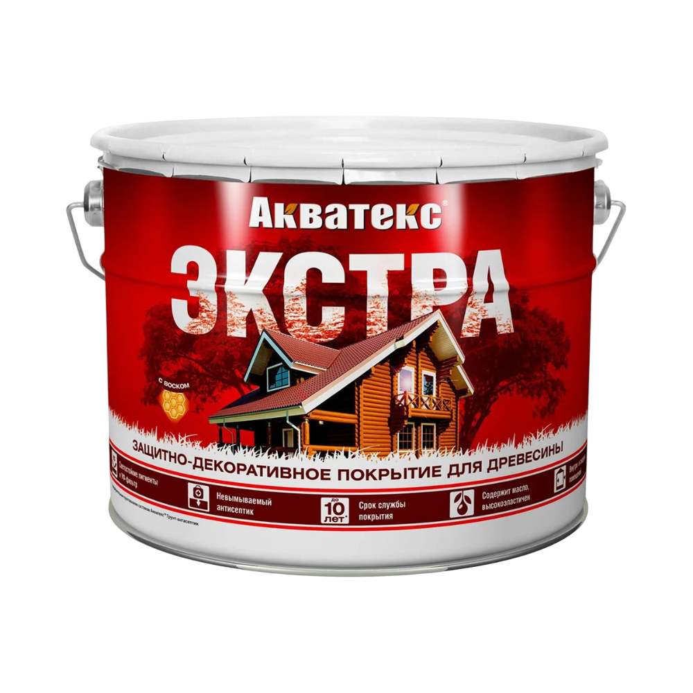 Акватекс-ЭКСТРА защита текстур состав орех Рогнеда 9л