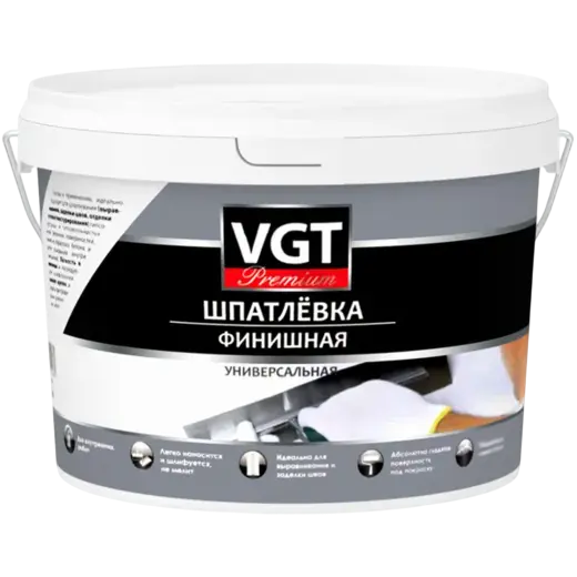 ВГТ Шпатлевка финишная универсальная VGT Premium 3,6кг