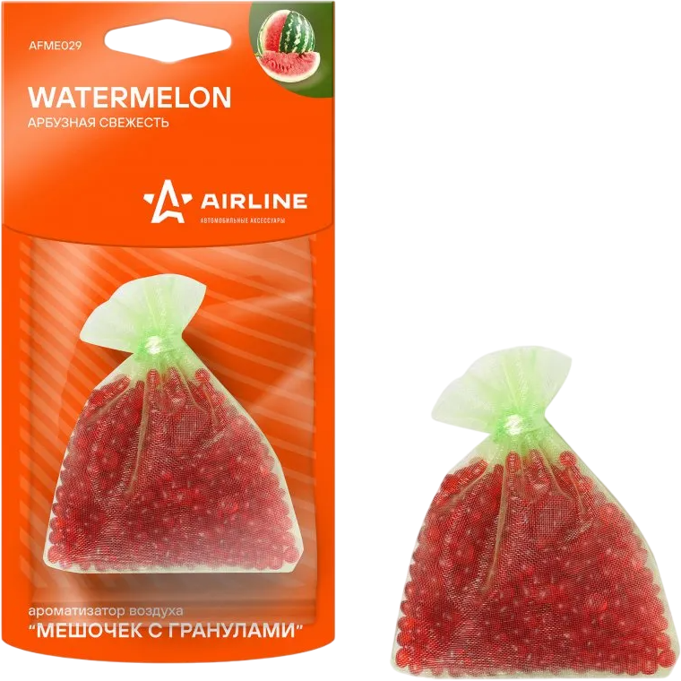 Ароматизатор подвесной Мешочек с гранулами арбузная свежесть