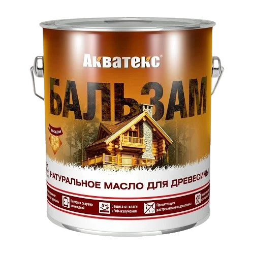 Защитно декоративное покрытие Акватекс Бальзам тик Рогнеда 2,2л